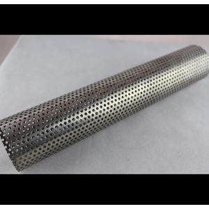 Buy cheap 316 Perforated Stainless Steel Tube With Custom Length 60° Perforation Pattern product