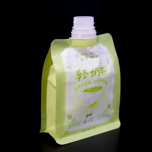 Buy cheap Functional Octagonal Plastic Spout Pouch With Cap Convenient Liquid Dispensing from wholesalers