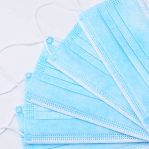 Buy cheap Blue Dust Earloop 3 Ply 95% Non Woven Disposable Mask product