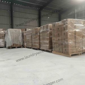 Buy cheap Notched Painting Wire Shirt Hangers Powder Coating / Electrostatic Spraying product