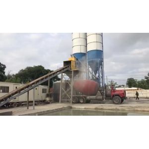 Buy cheap Advanced HZS Concrete Batching Plant with Customized 50Hz Frequency from wholesalers