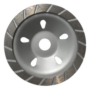 Buy cheap 180MM Sintered Turbo Grinding Head Diamond Cup Wheel , Concrete Grinding Wheel from wholesalers