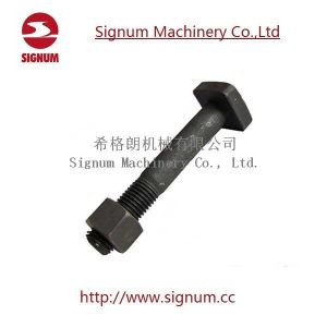 Clip Bolt for Rail Fishplate, High Quality Curve Spear Tunnel Bolt for Concrete