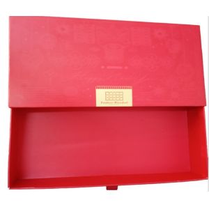 custom red chocolate packaging drawer box candy packaging drawer paper box