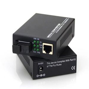 Buy cheap Black Ethernet Fiber Media Converter 10/100/1000M Single Fiber Single Mode 20km from wholesalers