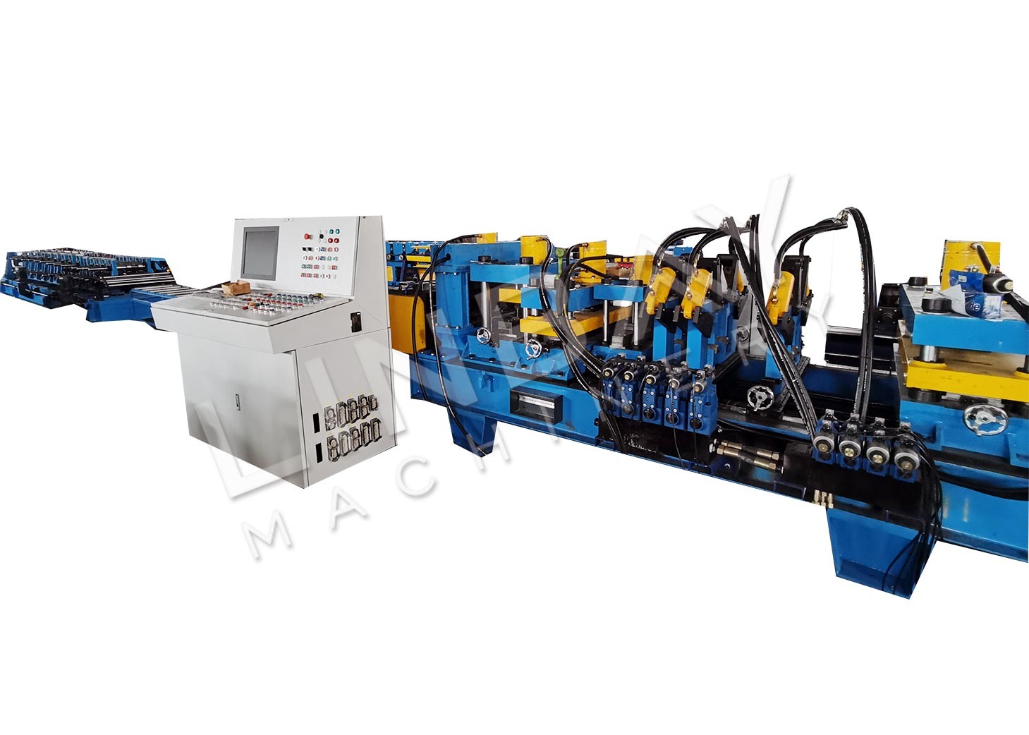 80-300mm CZ Purlin Roll Forming Machine Computer Control