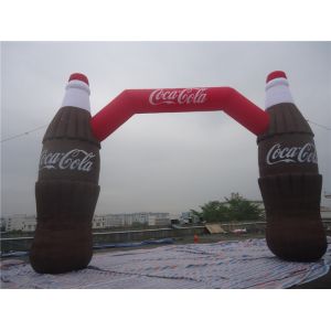 Buy cheap Coca Cola Bottle Shape Inflatable Arches For Advertising / Inflatable Entrance Arch from wholesalers