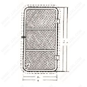 Buy cheap Round Angle Single Mesh Door from wholesalers