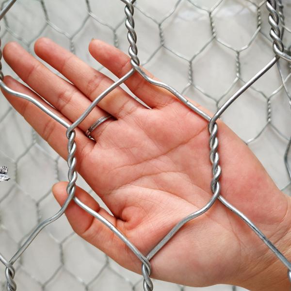 Quality Galvanized Iron Wire Mesh  Basket Gabion Box Retaining Wall for sale