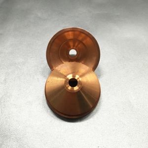 Buy cheap Copper Kjellberg Plasma Consumables Swirl Gas Cap W4140 ISO9001 Certification from wholesalers