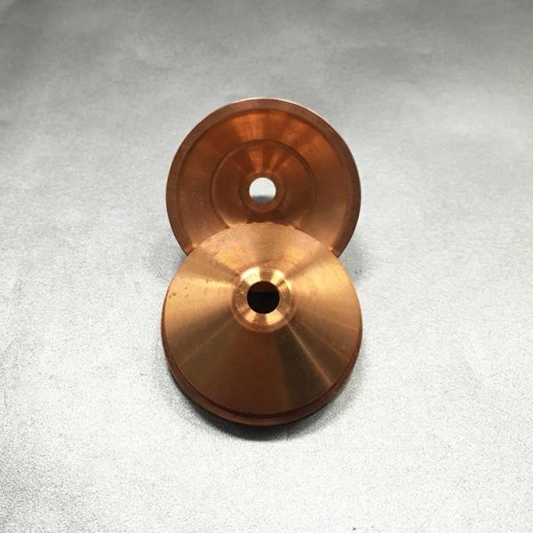 Buy cheap Copper Kjellberg Plasma Consumables Swirl Gas Cap W4140 ISO9001 Certification from wholesalers