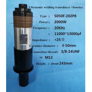 China 2000w 20k Piezoelectric Ceramic Transducer For Plastic Welding Machine on sale
