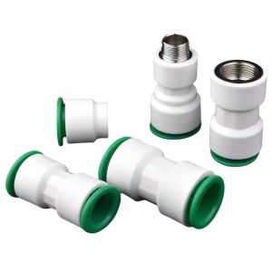 PPR Water Pipe Quick Connector with Round Head and Customizable Size Casting