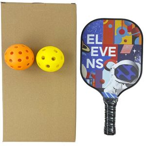 Buy cheap Blue Pickleball Racket Polymer Honeycomb Fiber Carbon Racquet Paddle from wholesalers