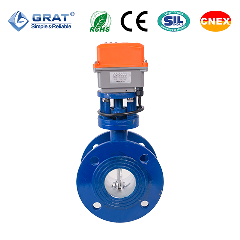 Buy cheap IoT Hard Seal Ventilation Butterfly Valve with Motorized Actuator for Automated Air Flow Control in HVAC Low Leakage Easy Integration OEM Support CE & ISO Certified from wholesalers