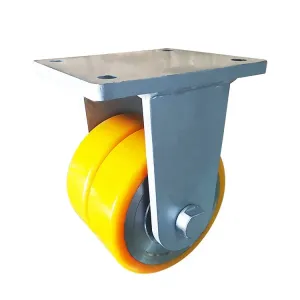 Buy cheap Double Ball Bearing Plate Mounting Heavy Duty Casters 3.5 Swivel Radius 50mm Wheel from wholesalers