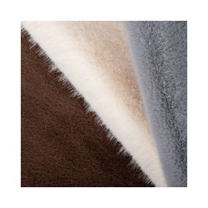 Buy cheap Medium Weight 360gsm 100% Polyester Rabbit Fur Faux Fur Fabrics for Winter Garment from wholesalers