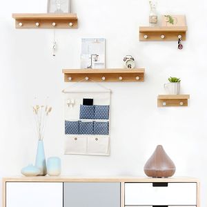 Expandable Wall Mounted Bamboo Towel Rack with Shelf The Essential Storage