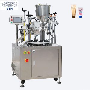 TIANHE Semi Automatic Shampoo Plastic Tube Filling Sealing Machine Speed 30