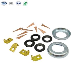 Buy cheap Precision Brass Stamping Parts 0.02mm Tolerance Yellow Zinc Plated from wholesalers