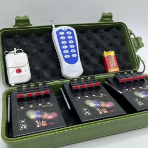 10 Channel Sequential Pyrotechnic Programmable Remote Fireworks Firing System