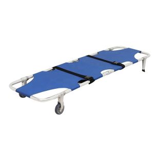 Buy cheap First Aid OEM Foldable Stretcher With Wheels And Restraint Straps from wholesalers