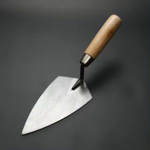 Wooden Handle Margin Trowel Carbon Steel Point Masonry Trowel