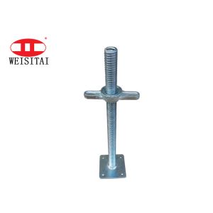 Buy cheap 20# Steel Seamless Hollow Adjustable Base Jack For Scaffolding from wholesalers
