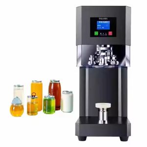 2025 New Design Home & Commercial Semi-Automatic Pet Cans Sealing Machine 200ml