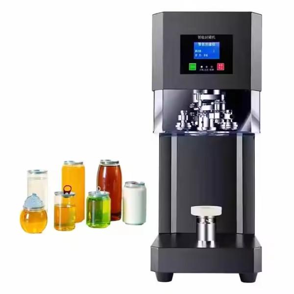 2025 New Design Home & Commercial Semi-Automatic Pet Cans Sealing Machine 200ml