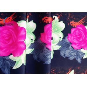 Buy cheap Customized Printed Swimwear Fabric 90 Percent Polyester 10 Percent Spandex For Underwear from wholesalers