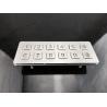 higher quality 6X2 Layout numeric Metal Keypad With 12 flat key buttons for access control for sale