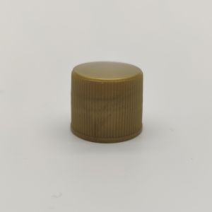 Buy cheap Golden 18mm Screw Cap , Ribbed Wall Plastic Caps And Closures from wholesalers