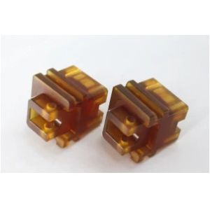 Buy cheap Precision Amber PEI Injection Molding Plastic Parts High Temperature Resistance from wholesalers