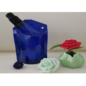 China Customized Translucent Drink Juice Smoothie Stand Up Pouches Matte With Hang Hole on sale