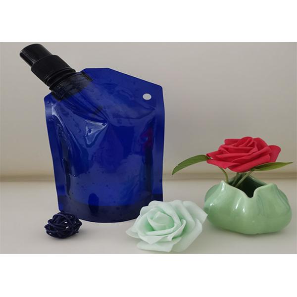 Customized Translucent Drink Juice Smoothie Stand Up Pouches Matte With Hang