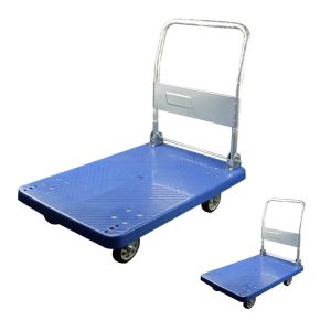 Buy cheap 300kg Loading Blue Foldable Platform Trolley from wholesalers