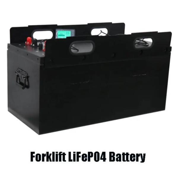 Buy cheap Customized Deep Cycle Lithium Ion Battery High Power 24V 48V 300Ah LiFePO4 Forklift Battery from wholesalers