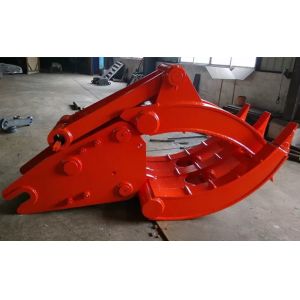 Buy cheap Customized Mini Excavator Hydraulic Rotating Grapple Hot Selling 5 10 25 Ton Wood Grab Stone Log Grapple For Sale from wholesalers