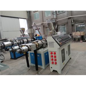 Buy cheap Double Cavity PVC Plastic Extruder Machine 10m/Min Hauling from wholesalers
