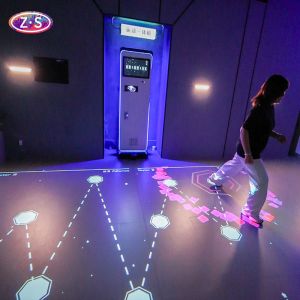 Buy cheap 4000 Lumens Bright Mobile Interactive Floor Projection System  For Wedding Reception product