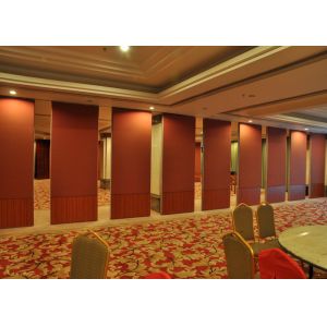 Sound Proof Aluminum Movable Banquet Restaurant Partition Wall With Double