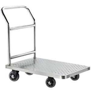Buy cheap 900MM 850MM 500kgs Warehouse Logistic Trolley Foldable Platform Hand Truck from wholesalers