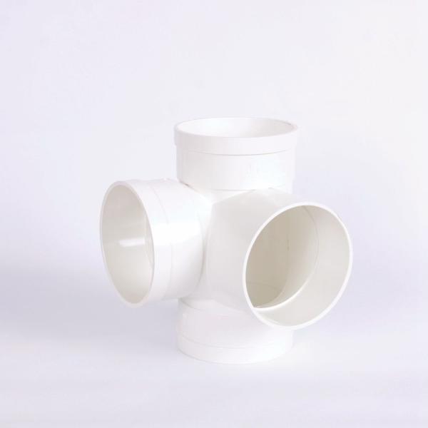 Dn50-dn315mm PVC Sewage Pipe Fittings Non Toxic High Temperature Resistant