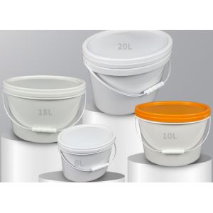 Buy cheap Customizable Oval Plastic Bucket PP/HDPE With IML Or Thermal Transfer Or Screen Printing from wholesalers