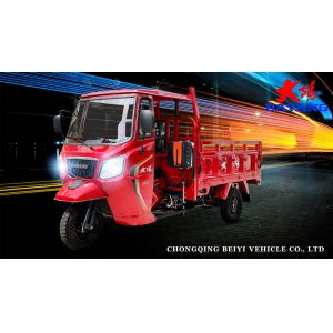 Smooth Riding 250CC/300CC/350CC Semi Cabin Tricycles with Powerful Engine and