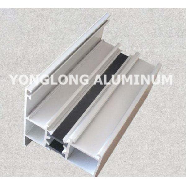 Quality Spray Powder Coated Aluminum Curtain Wall Profile Length Customized for sale