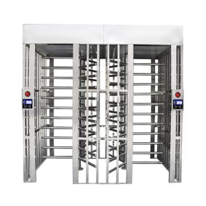 Security Flexible Electronic Turnstile Gates , Acrylic Arm Rotating Security