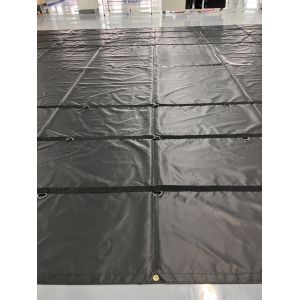 Buy cheap Black PVC Tarpaulin Fabric Strong Semi Truck Tarpaulin Tarp Lumber Tarps from wholesalers