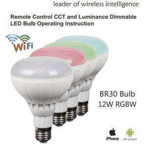 Buy cheap Bluetooth Wireless Intelligent Light Bulb LED BR30 Aluminum PC from wholesalers